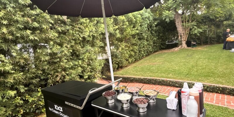 Ice Cream Sundae Bar Catering in Los Angeles County